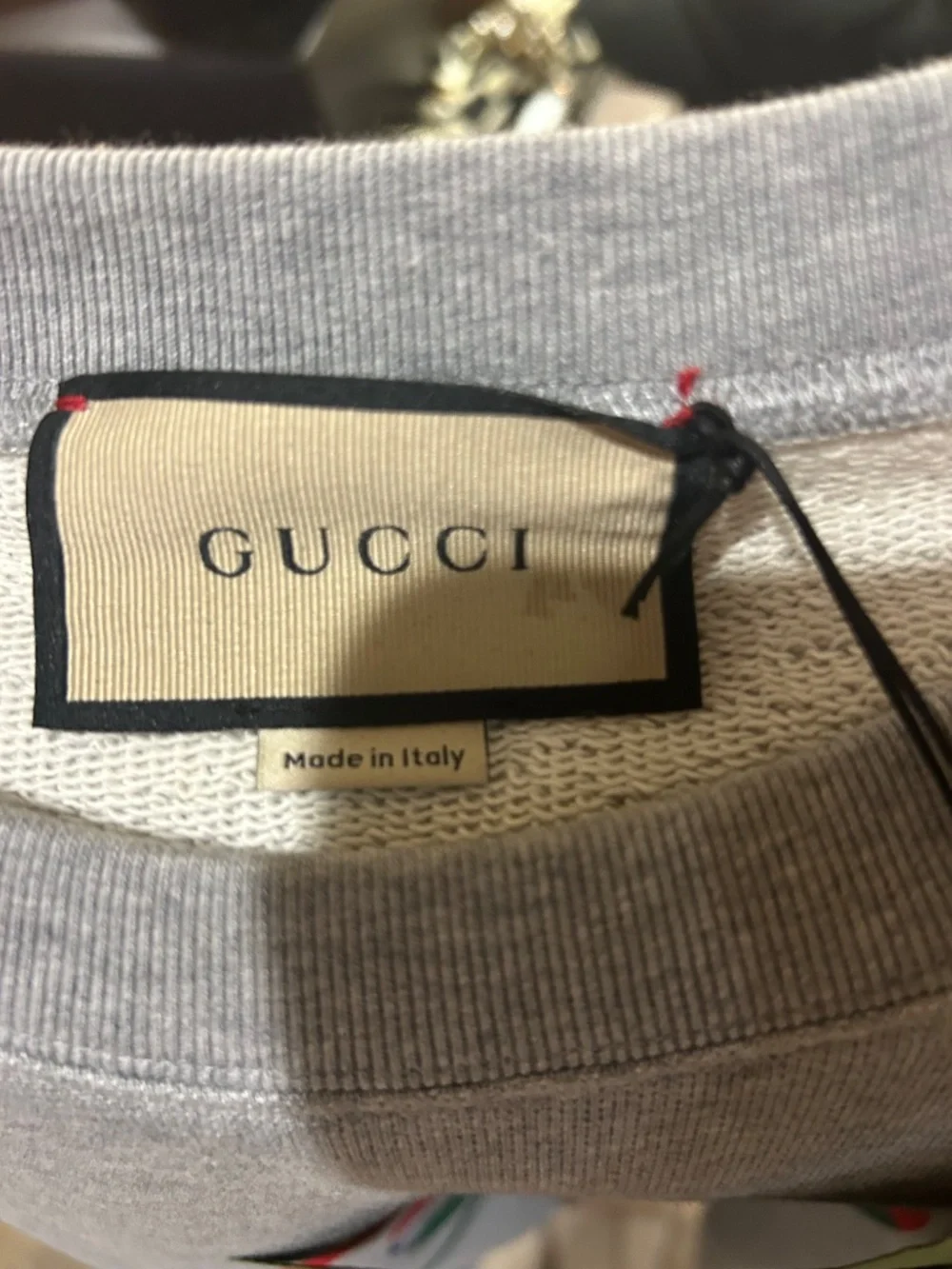 ****************Gucci interlocking G Cotton Jersey Sweatshirt. Size XXXL.